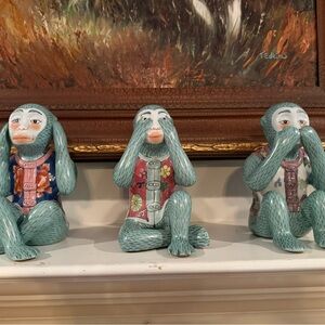 Three Wise Monkeys Figurines